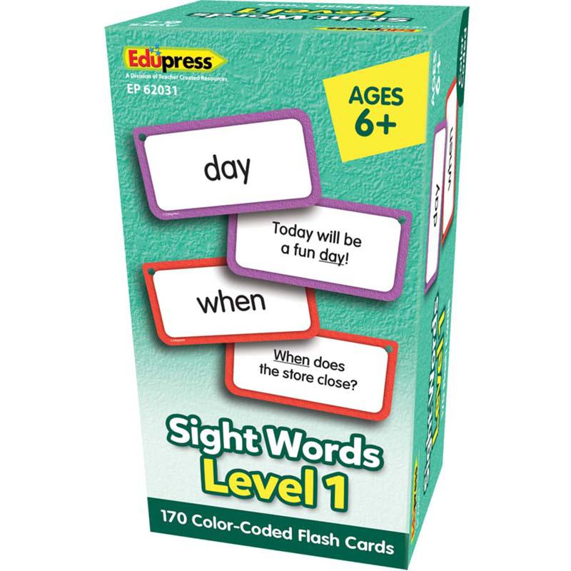 Sight Words Flash Cards - Level 1. Picture 2