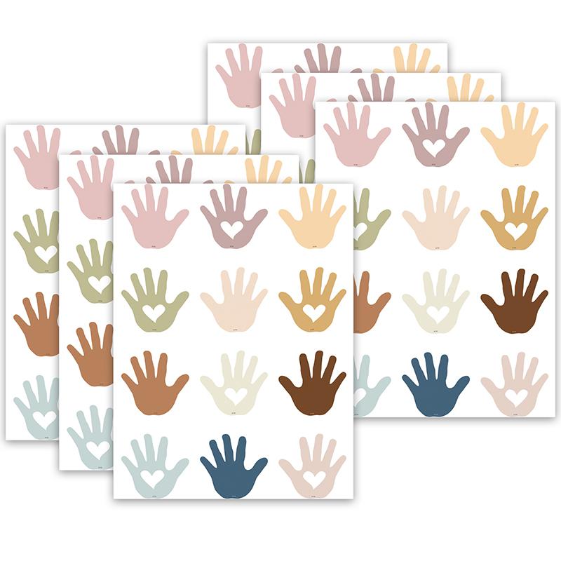 Everyone is Welcome Helping Hands Mini Accents, 36 Per Pack, 6 Packs. Picture 2