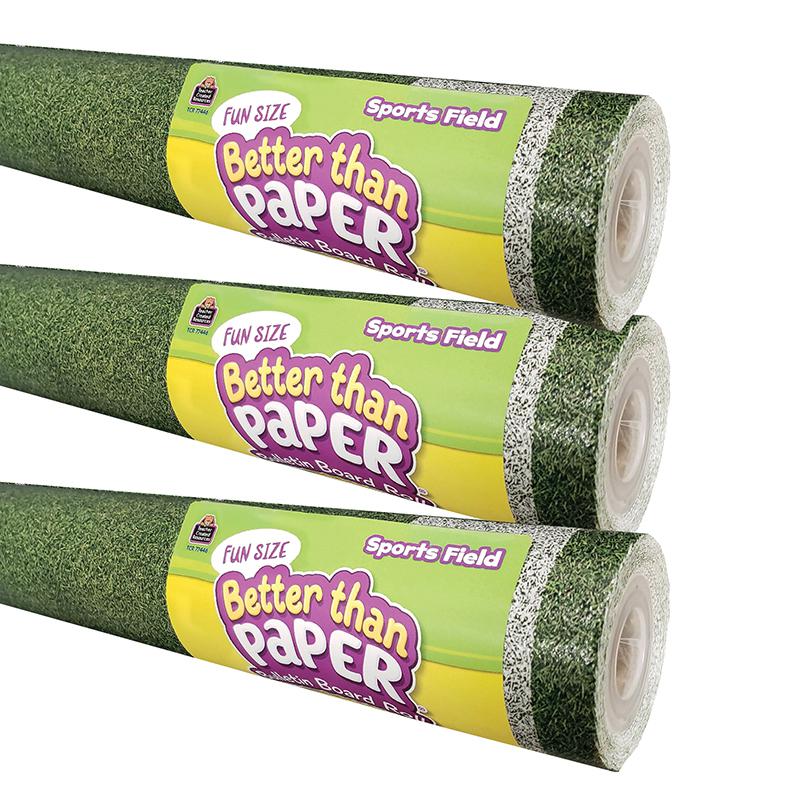 Fun Size Better Than Paper Bulletin Board Roll, Sports Field, Pack of 3. Picture 2
