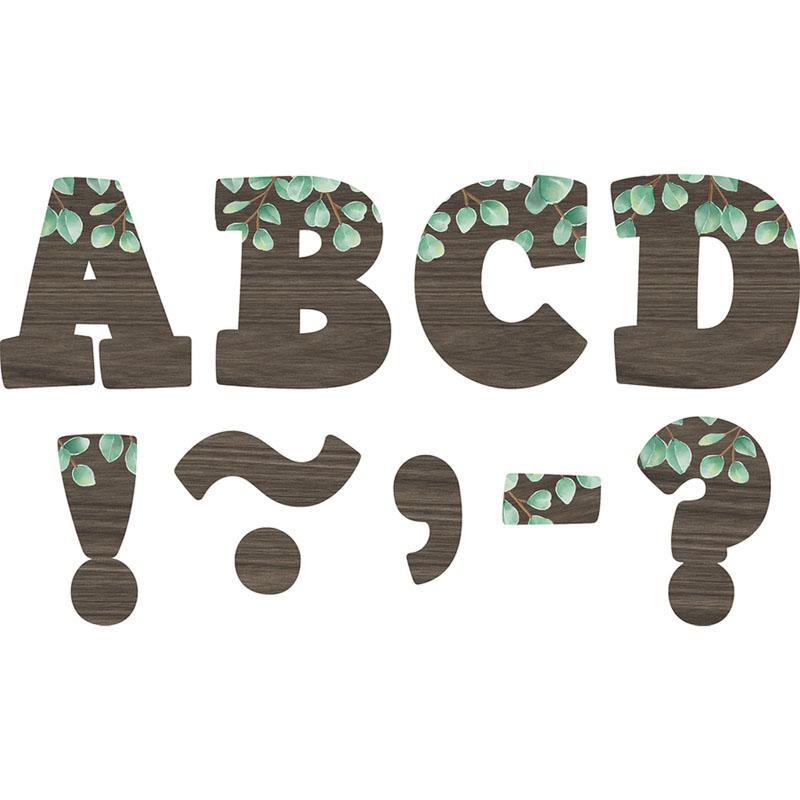 Eucalyptus Bold Block 3" Magnetic Letters. Picture 2