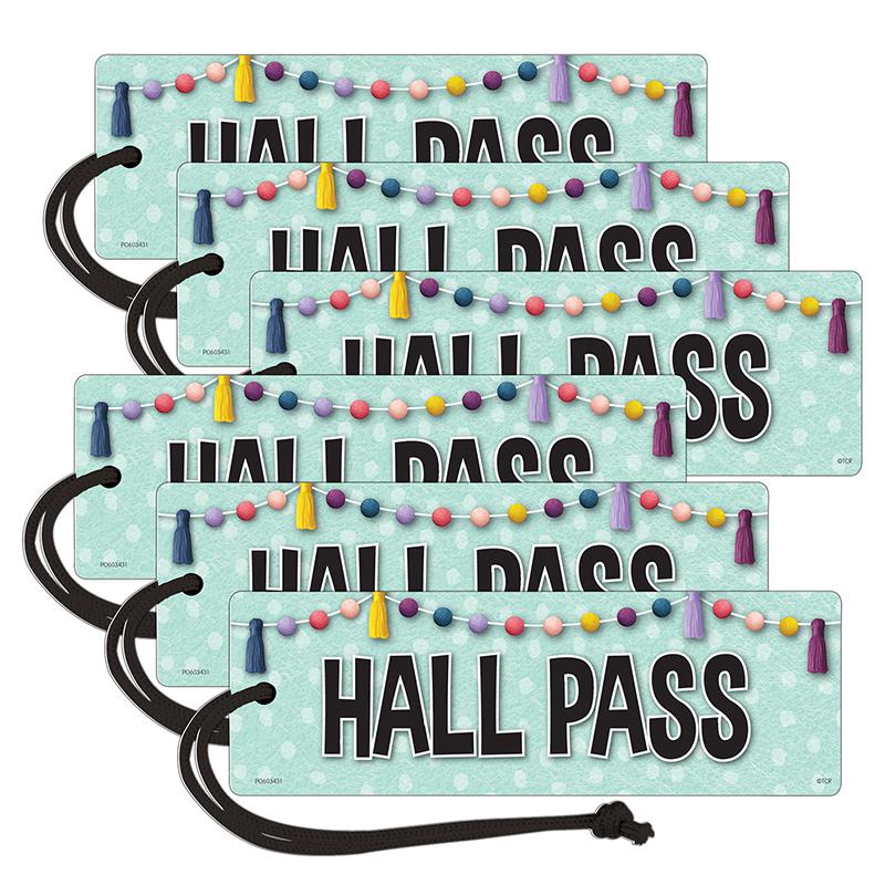Oh Happy Day Magnetic Hall Pass, Pack of 6. Picture 2