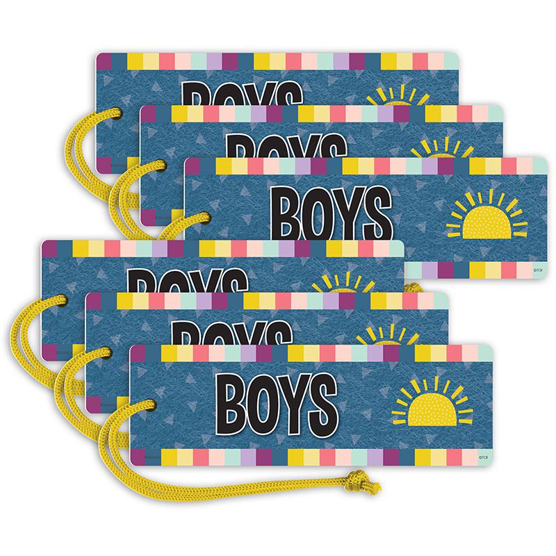 Oh Happy Day Magnetic Boys Pass, Pack of 6. Picture 2