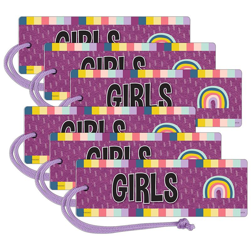 Oh Happy Day Magnetic Girls Pass, Pack of 6. Picture 2