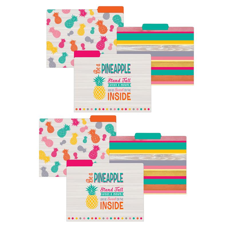 Tropical Punch File Folders, Letter Size, 12 Per Pack, 2 Packs. Picture 2