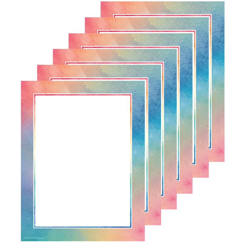 Watercolor Computer Paper, 50 Sheets Per Pack, 6 Packs. Picture 2