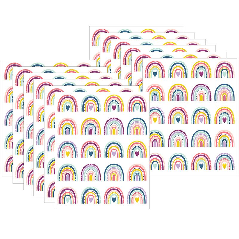 Oh Happy Day Rainbows Stickers, 12 Packs. Picture 2