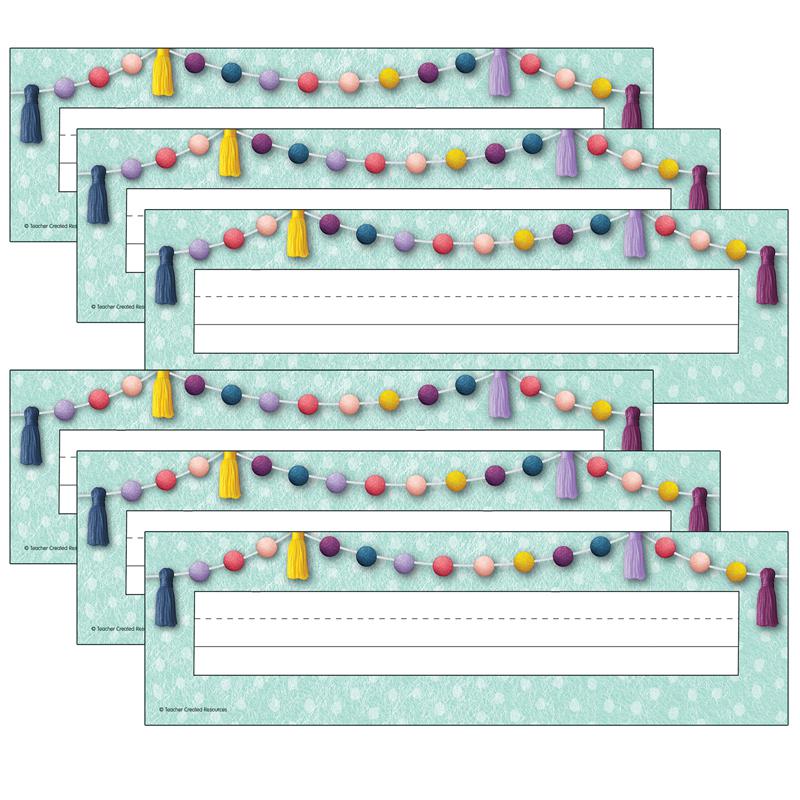 Oh Happy Day Flat Name Plates, 36 Per Pack, 6 Packs. Picture 2