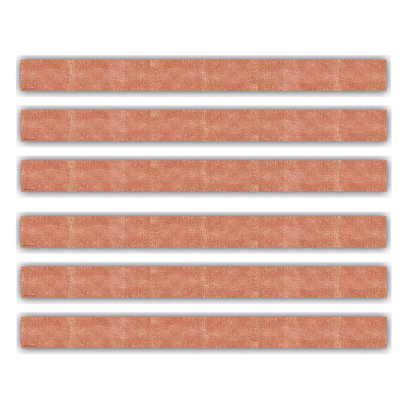Moving Mountains Terra Cotta Straight Border Trim, 35 Feet Per Pack, 6 Packs. Picture 2