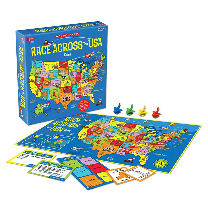 Scholastic Race Across the USA Game. Picture 2