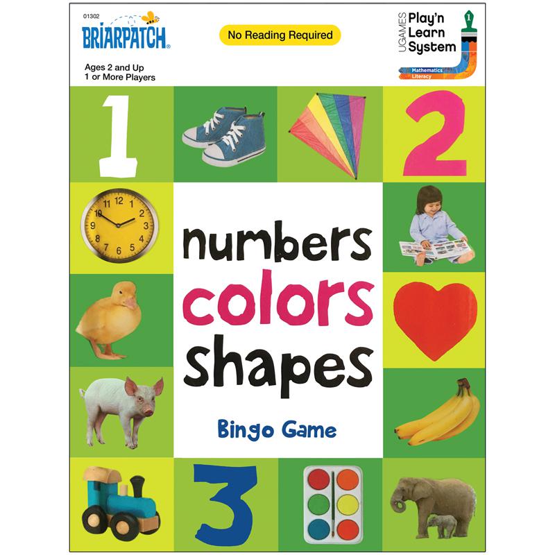 First 100 Numbers Colors Shapes Bingo Game. Picture 2