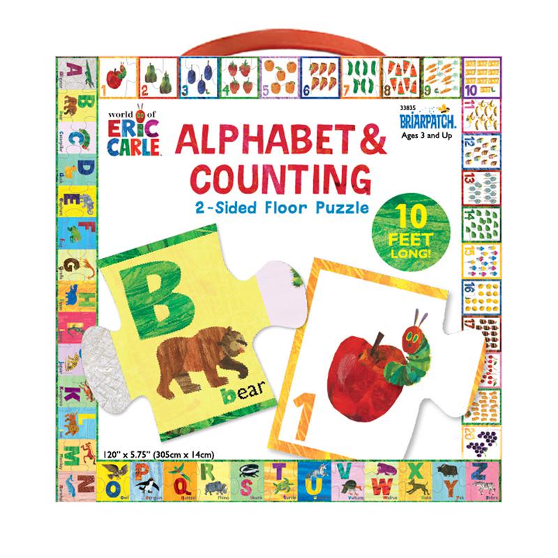 The World of Eric Carle Alphabet & Counting 2-Sided Floor Puzzle. Picture 2