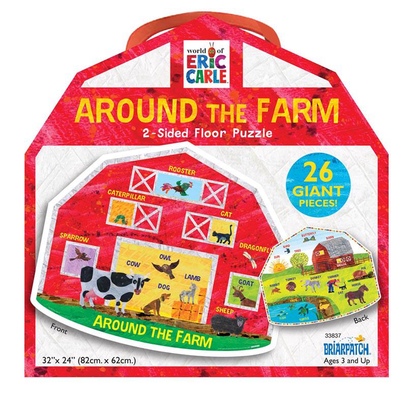 The World of Eric Carle Around the Farm 2-Sided Floor Puzzle. Picture 2