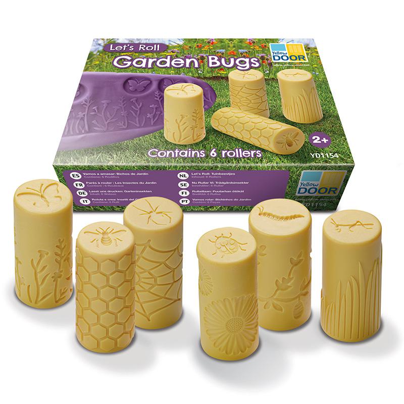 Let's Roll, Garden Bugs Rollers, Set of 6. Picture 2