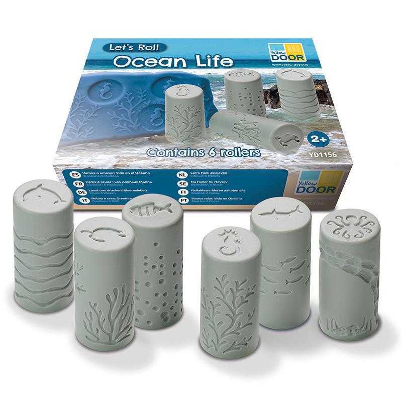 Let's Roll, Ocean Life Rollers, Set of 6. Picture 2