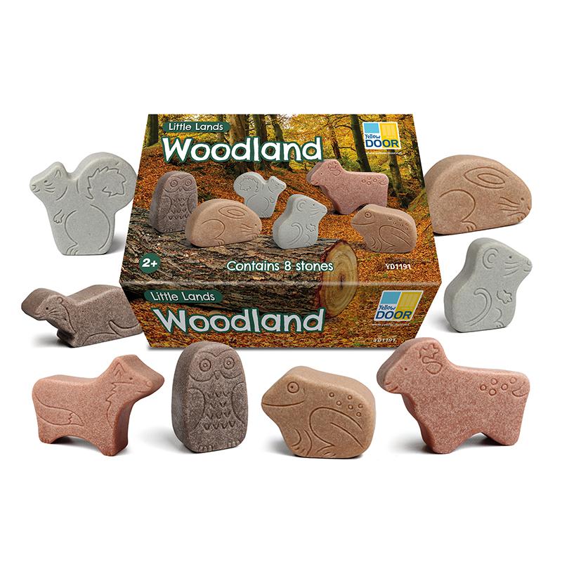 Little Lands – Woodland, Set of 8 Stone Figures. Picture 2