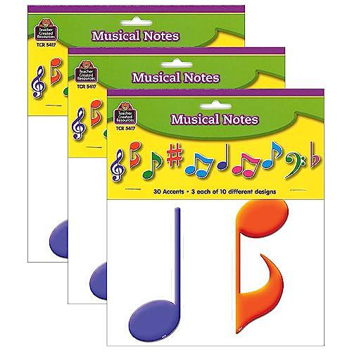 Musical Notes Accents, 30 Per Pack, 3 Packs. Picture 1