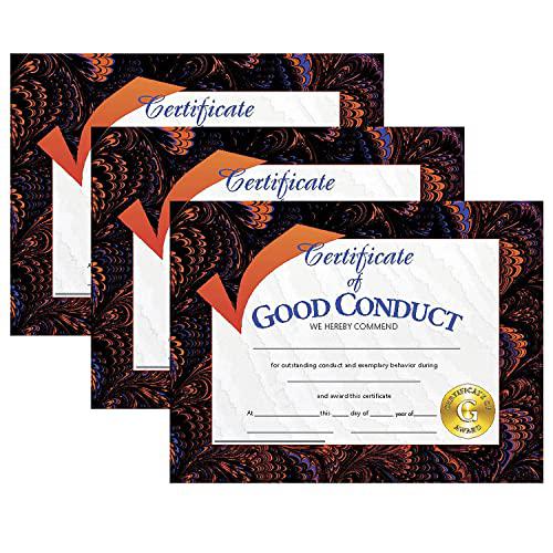 Certificate of Good Conduct, 8.5" x 11", 30 Per Pack, 3 Packs. Picture 1