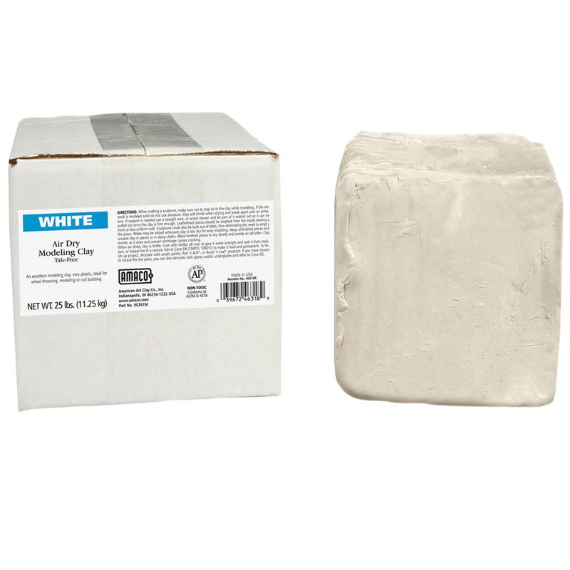 Amaco Air Dry Clay White 25 Lb. Picture 1