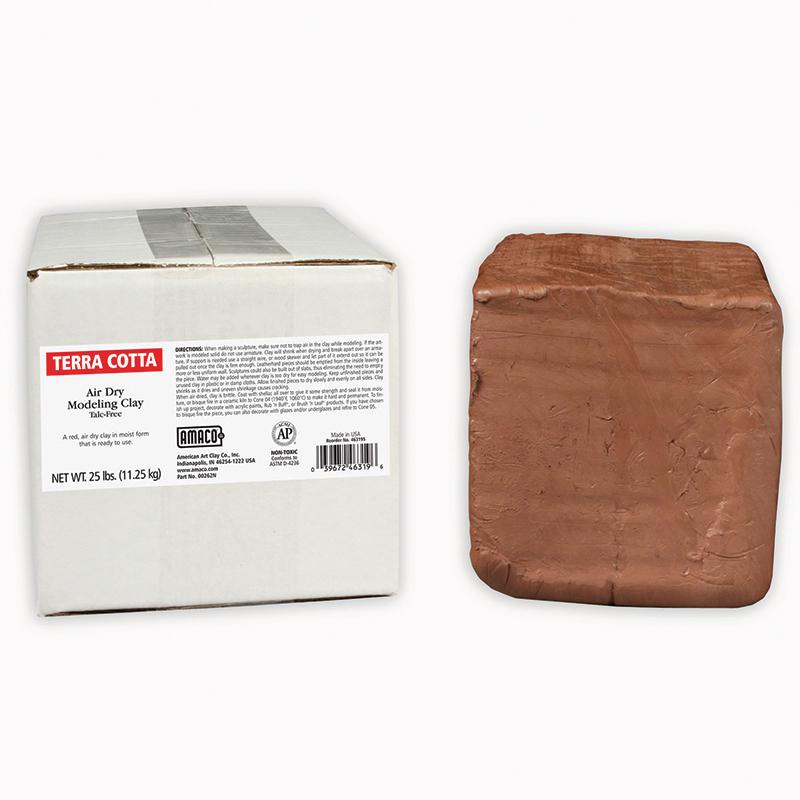Amaco Air Dry Clay Terra Cotta 25Lb. Picture 1