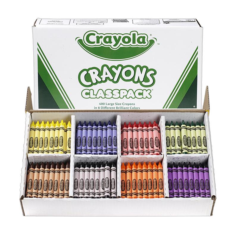 400 Large Size Crayon Classpack. Picture 1