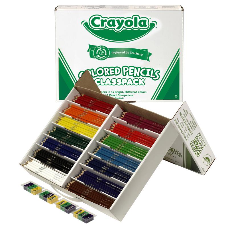 Crayola Colored Pencils 462 Ct, Classpack 14 Colors. The main picture.