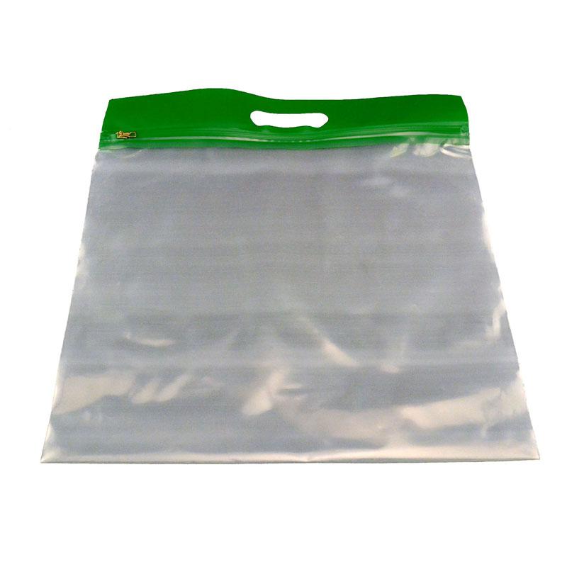 ZIPAFILE STORAGE BAGS 25PK GREEN. Picture 1