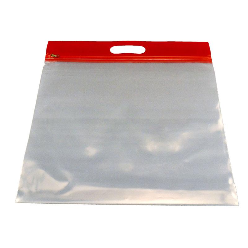 ZIPAFILE STORAGE BAGS 25PK RED. Picture 1