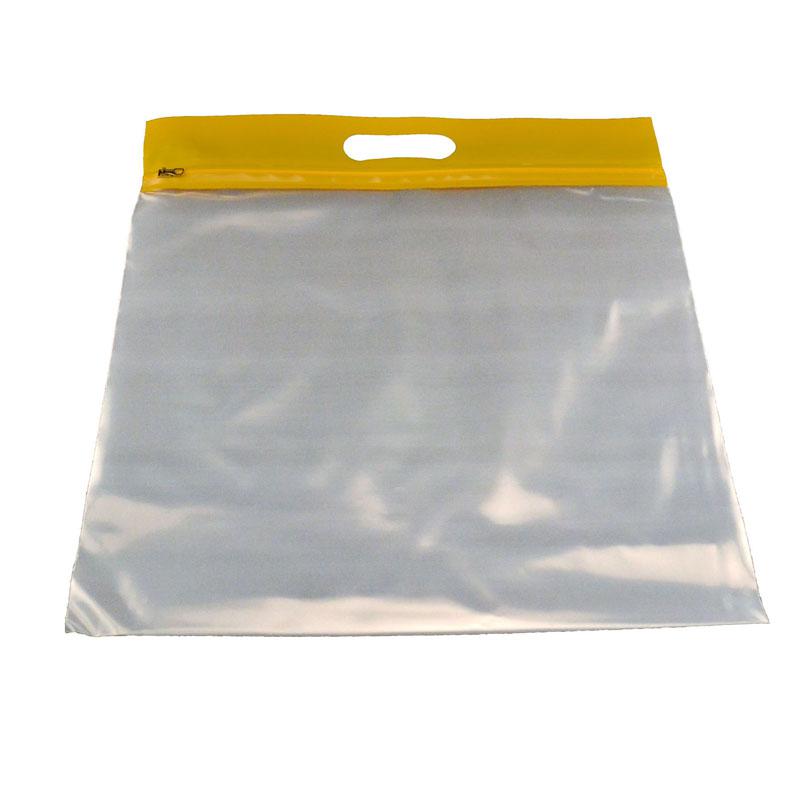 ZIPAFILE STORAGE BAGS 25PK YELLOW. Picture 1