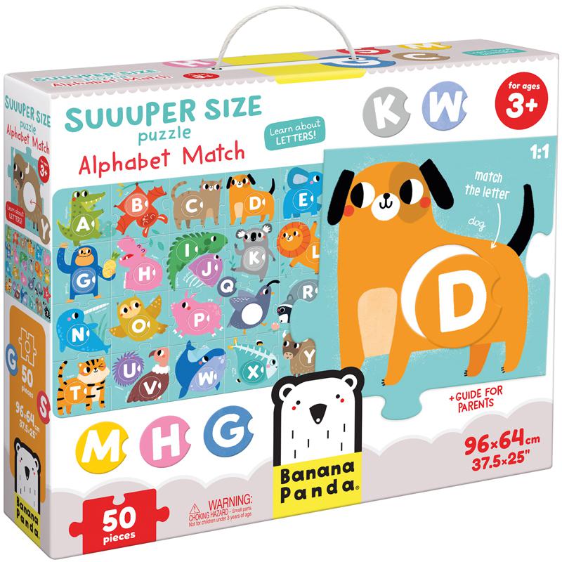Suuuper Size Puzzle Alphabet Match, Age 3+. Picture 1