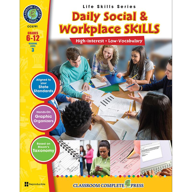 DAILY SOCIAL & WORKPLACE SKILLS. The main picture.