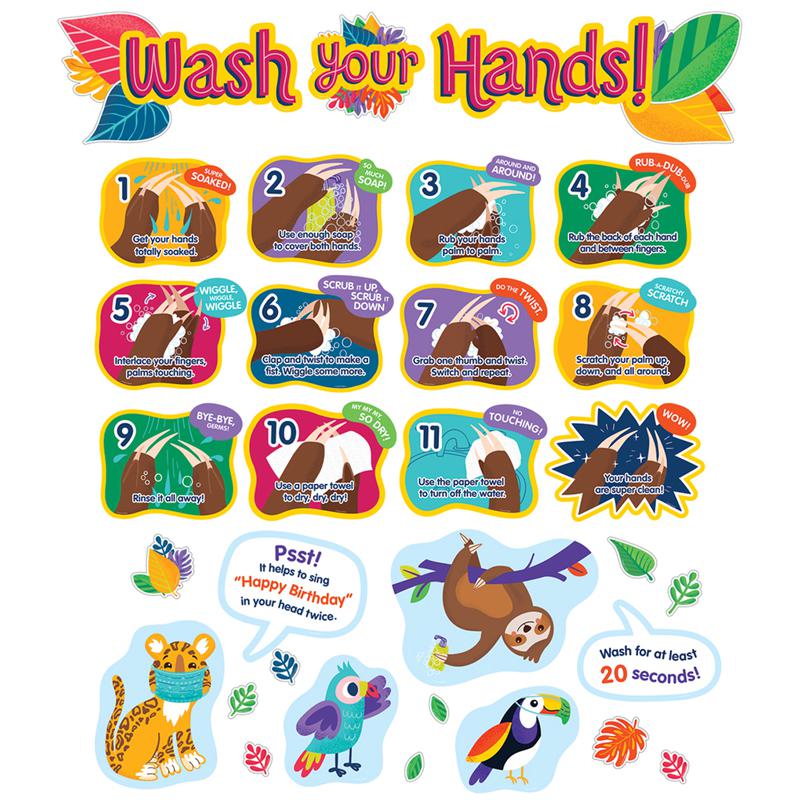 One World Handwashing Bulletin Board Set. Picture 1