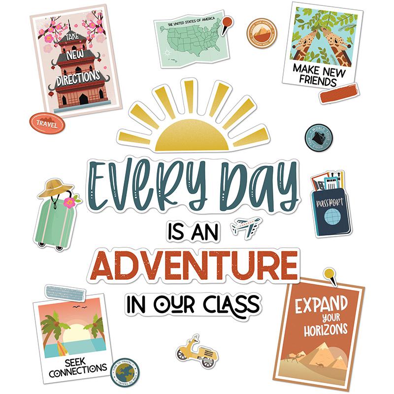 Let's Explore Every Day Is an Adventure Bulletin Board Set. Picture 1