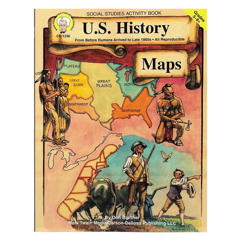 US HISTORY MAPS GR 5-8. The main picture.