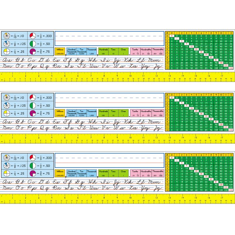 Traditional Cursive Nameplates, Grade 2-5, 36 Per Pack, 3 Packs. Picture 1