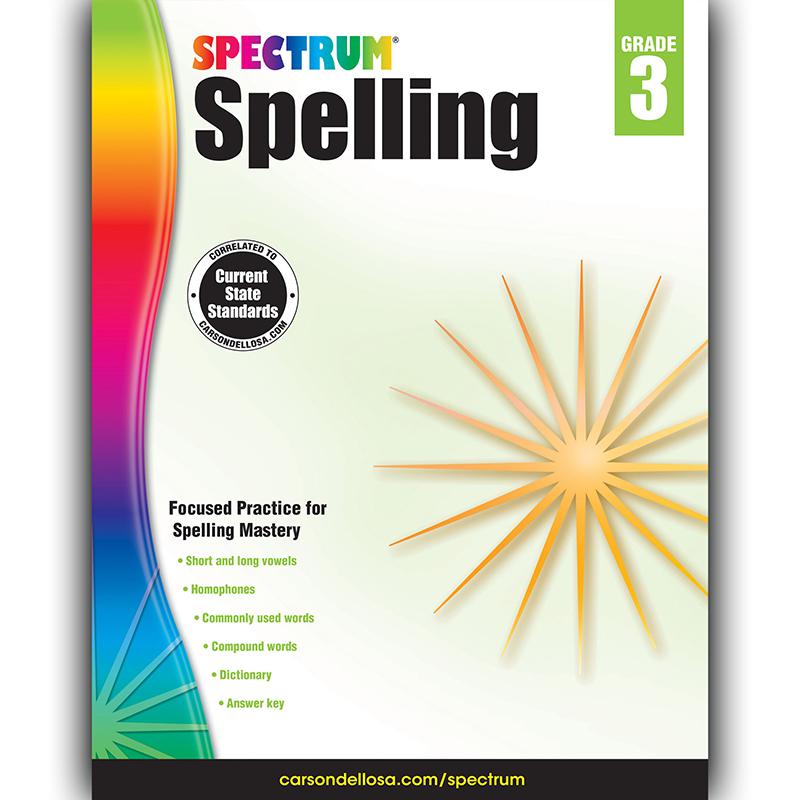 SPECTRUM SPELLING GR 3. The main picture.