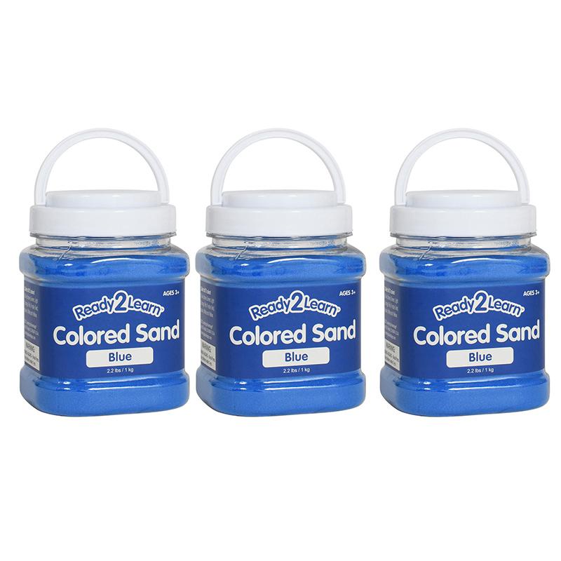 Colored Sand - Blue - 2.2 lb. Jar - Pack of 3. Picture 1