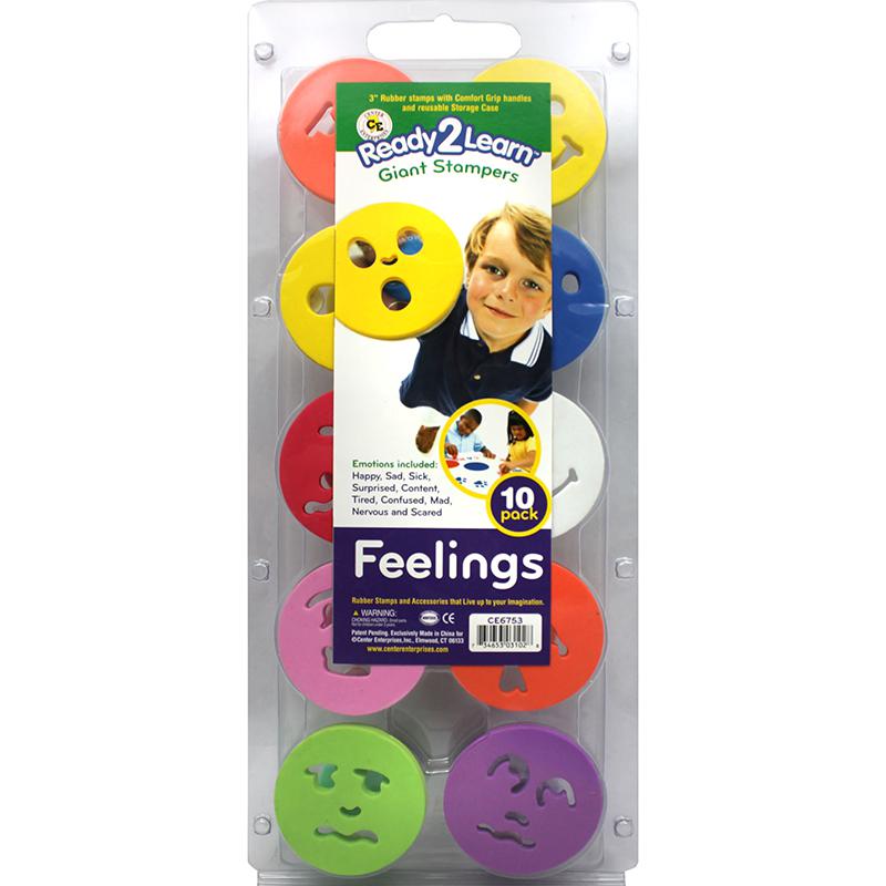 READY2LEARN GIANT FEELINGS STAMP SET. Picture 1