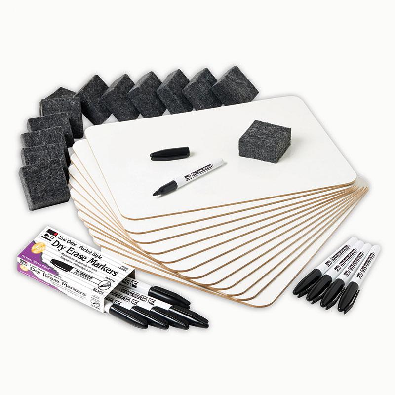 DRY ERASE LAPBOARD CLASS PACK 12PK. Picture 1