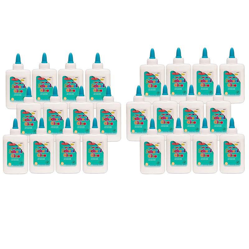 Economy Washable School Glue, 4 oz, Pack of 24. Picture 1