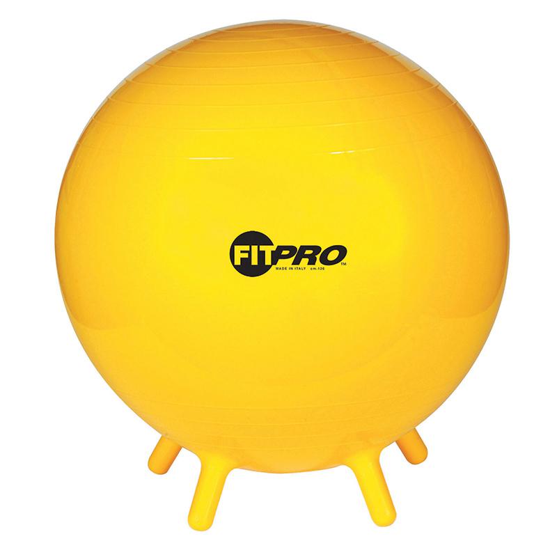 FITPRO BALL STABILITY LEGS YEL 65CM GR 5 AND UP. Picture 1