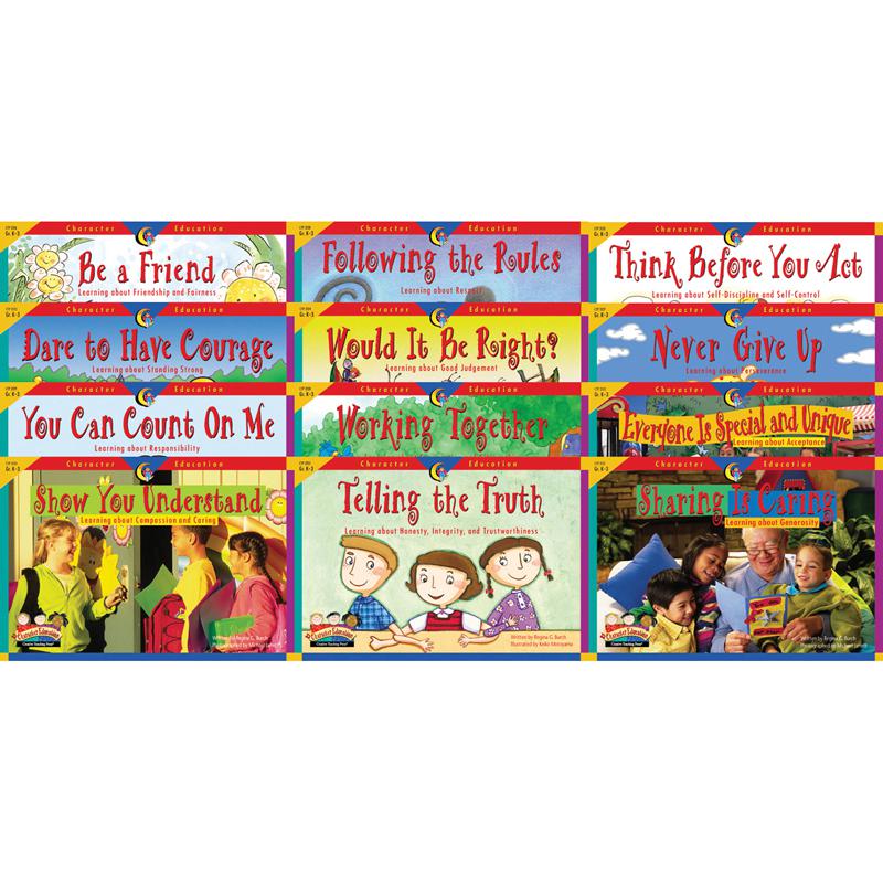 Character Education 12 Books, Variety Pk 1 Each 3123-3134. Picture 1