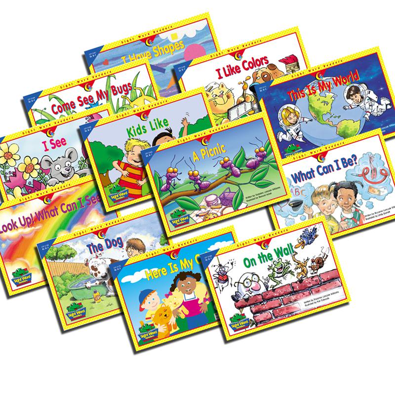 SIGHT WORD READERS K-1 12 BOOKS VARIETY PK 1EACH 3160-3171. Picture 1
