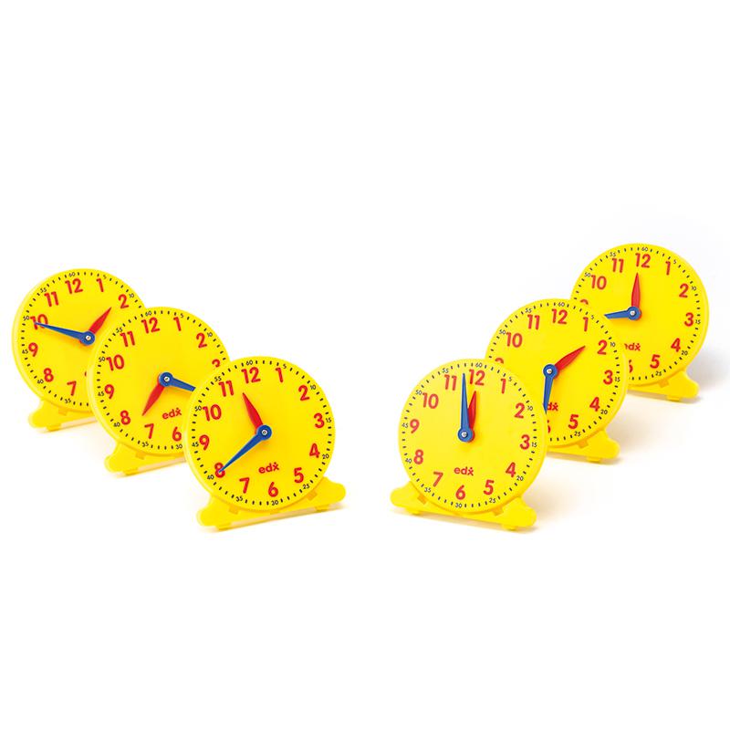STUDENT CLOCK SET OF 6. Picture 1