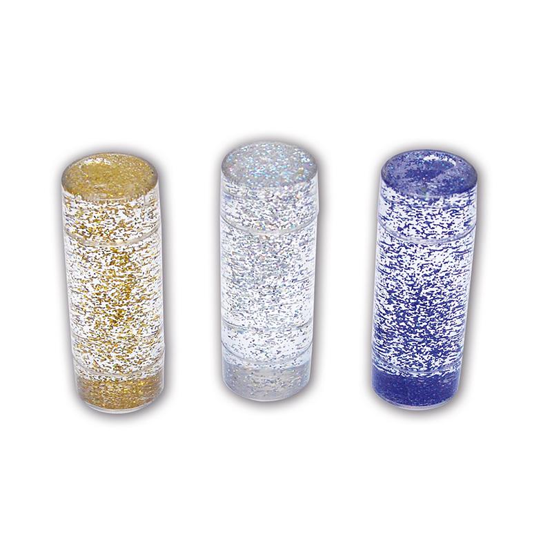 Sensory Glitter Storm - Set of 3 - Blue, Silver, Gold. Picture 1