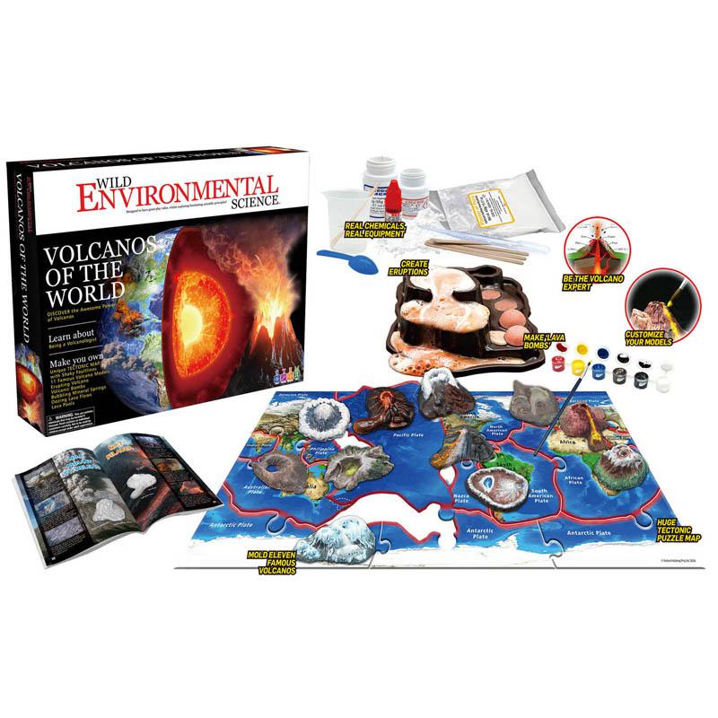 Volcanos of the World - Science Kit for Ages 8+. Picture 1