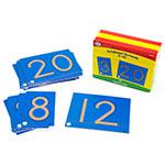 TACTILE SANDPAPER NUMBER CARDS 0-20. Picture 2
