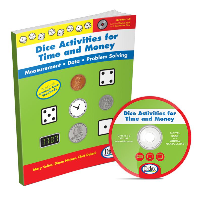 DICE ACTIVITIES FOR TIME & MONEY. The main picture.