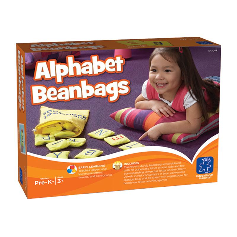 ALPHABET BEAN BAGS. The main picture.