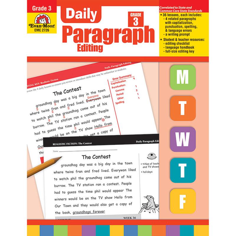 DAILY PARAGRAPH EDITING GR 3. The main picture.