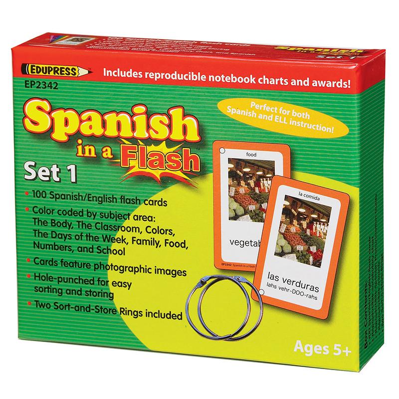 SPANISH IN A FLASH SET 1. Picture 1